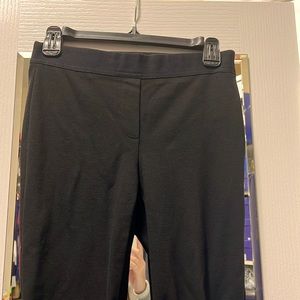 WHBM black side zip legging 0L